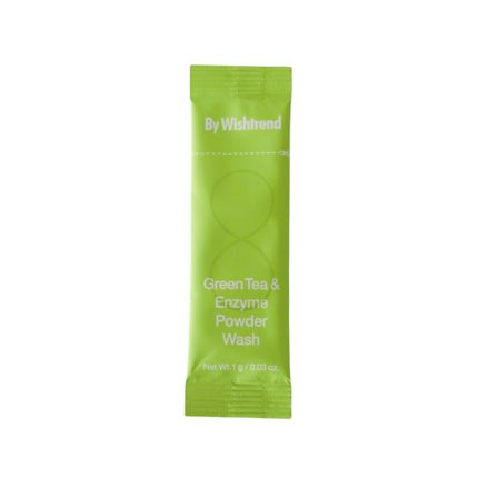 Саше ензимної пудри з ароматом матчі By Wishtrend, Green Tea Enzyme Powder Wash, 1g